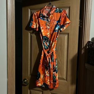 Tropical dress! Size Medium.